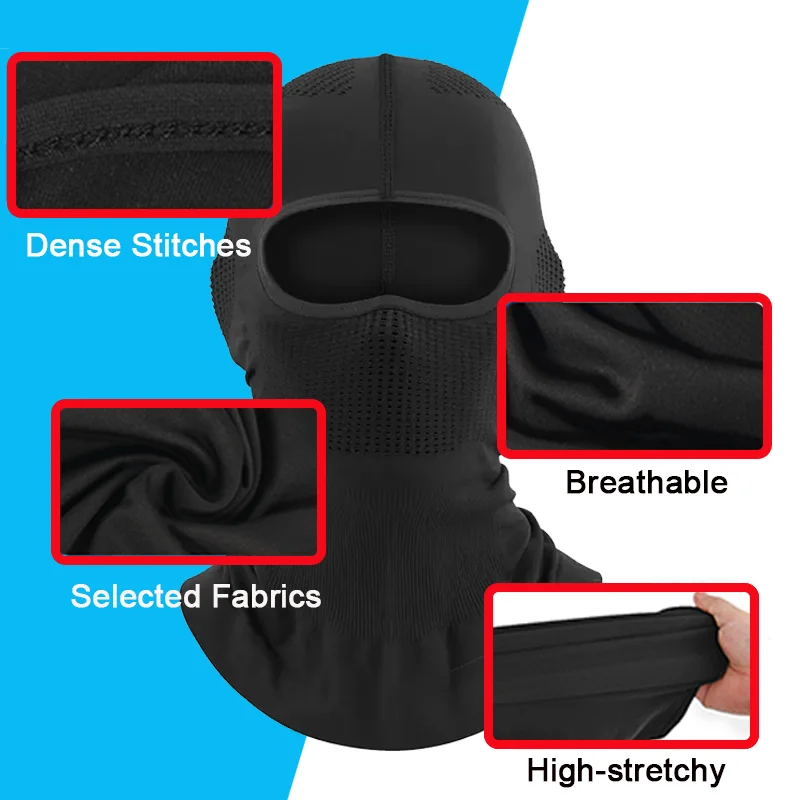 Military Balaclava Tactical Face Mask for Army Police,Thickened Breathable Dustproof  Wear-resistant Motorcycle Helmet Liner