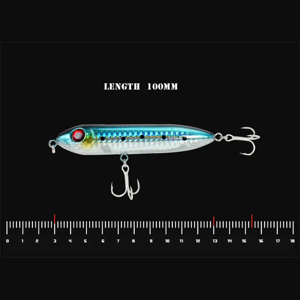 100mm 14g Pencil Fishing spook lures Floating Artificial Bait Hard Plastic Swimbait pike Bass Trout Lures Fishing PE017