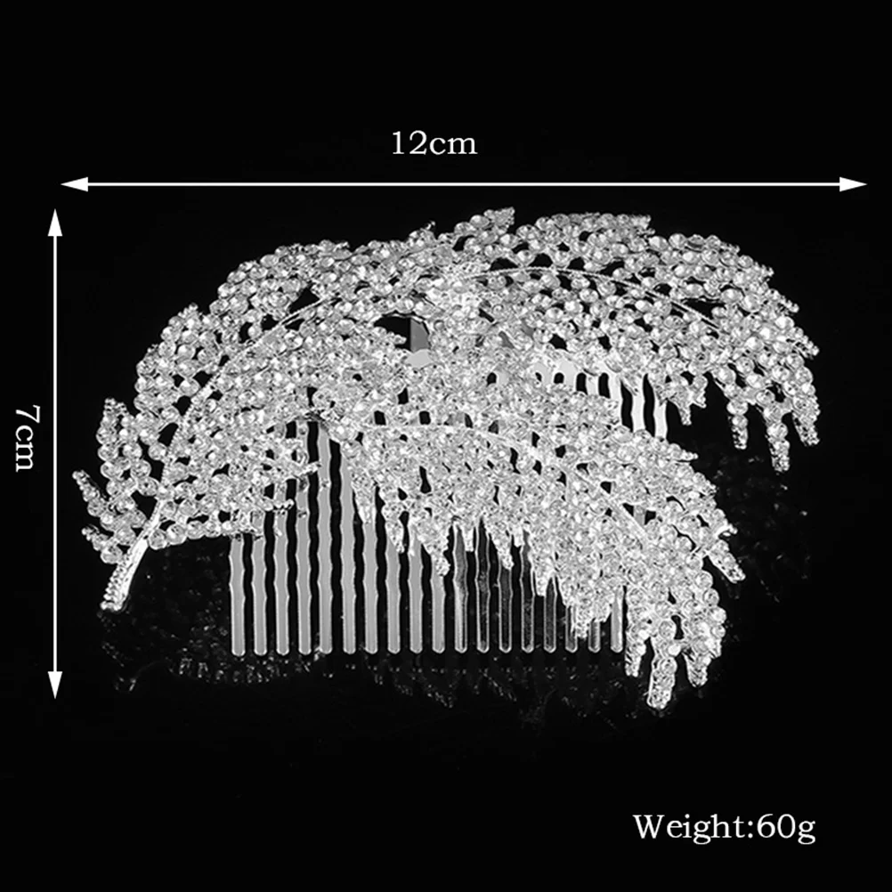 Wedding Headdress Leaf Design Bride Hair Comb Accessories Fashion Headwear Photography Props