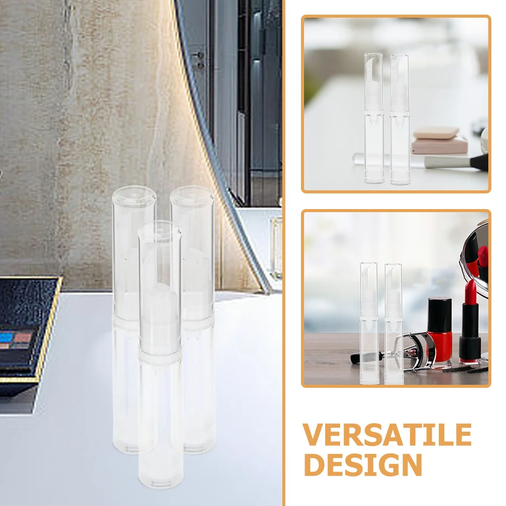 

12Pcs Duckbill Foundation Dispenser Bottles 5Ml Portable Airless Pump Containers for Travel Refillable Liquid Lotion