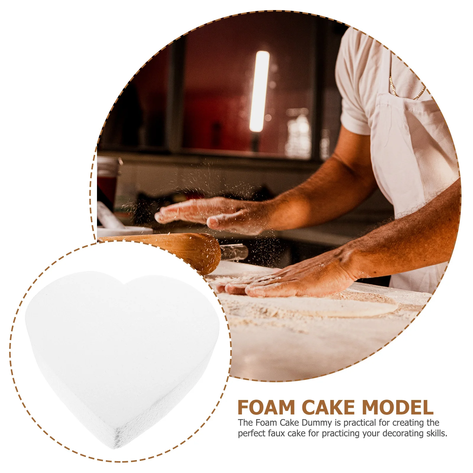 2 Pcs Bubble Cake Compact Dummies Birthday Decorations Box Foam DIY Model Party Accessories Edible Printer