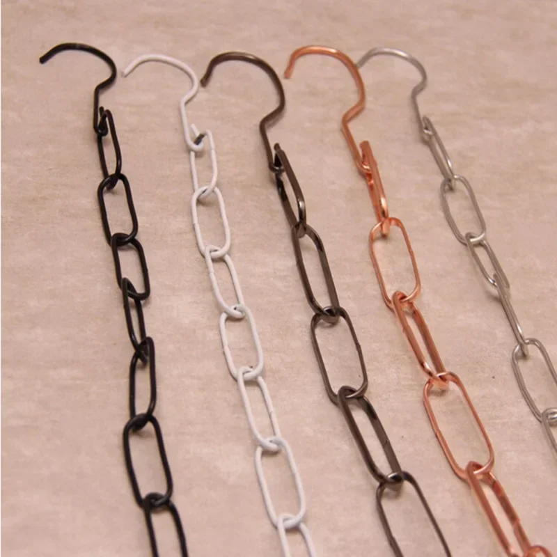 High Quality Multiple Clothes Metal Hanging Chain with Hook Apparel Shop Multi Coat Hangers Display Rings Clothing