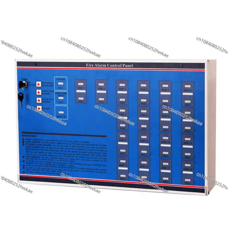 2-18 Zones Conventional Fire Alarm System Control Panel