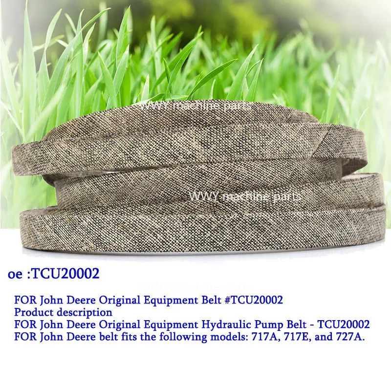 

Compatible (A53) 0.5x55in Kevlar Triangle TCU16825 20002 Compatible with John Deere