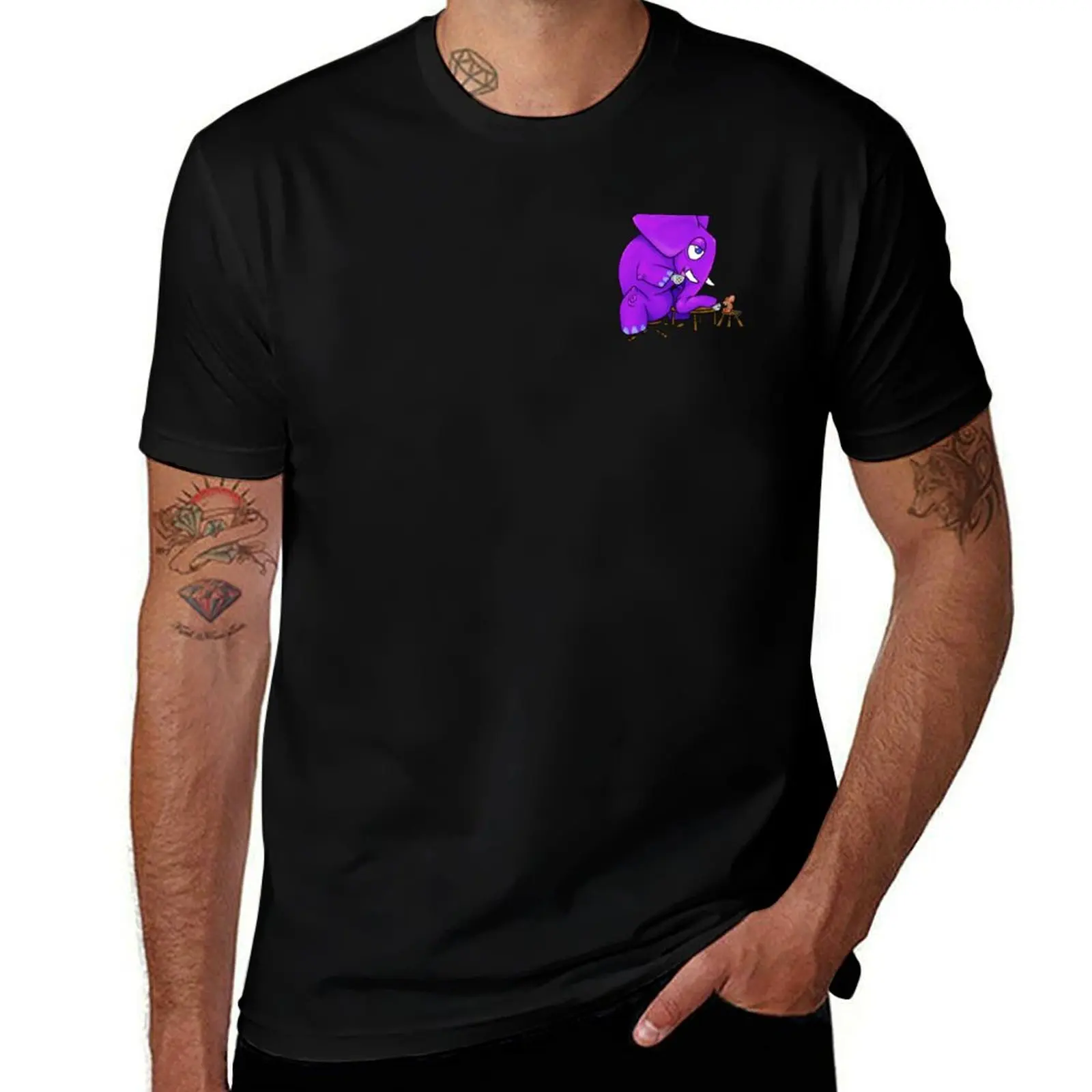 

Tea Time with Elle and Cheesecake T-Shirt t shirt man luxury t shirt man designer T-Shirt
