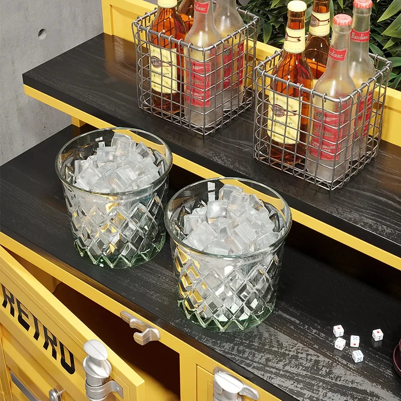 custom.Heavy Duty Metal  Display Table Snack Counter Product Display Storage Cabinet Freestanding Retail Store