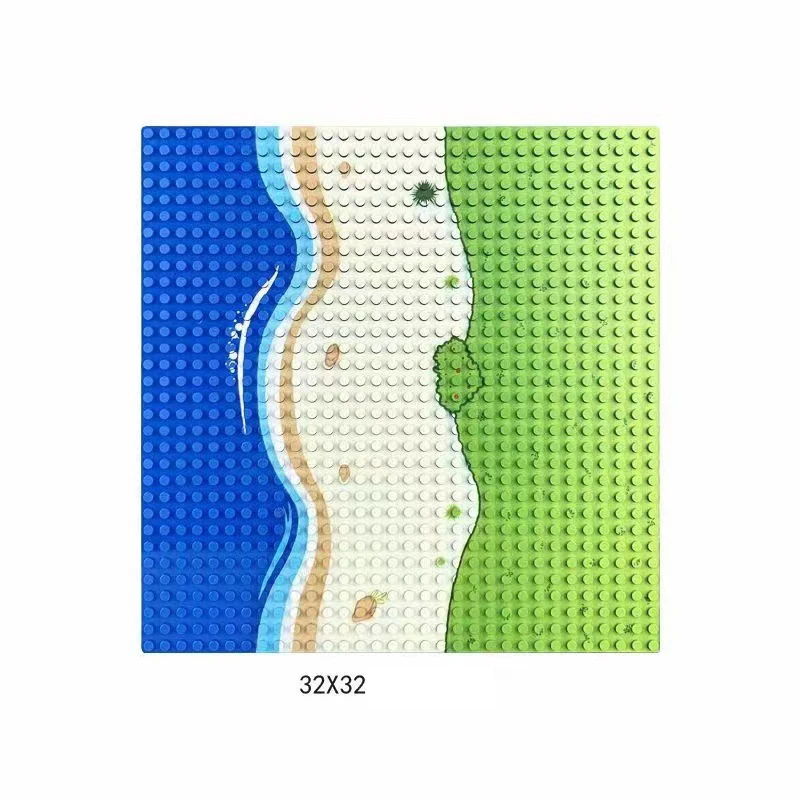 Basisplaat 32*32 16X32 16X16 Stippen Bouwstenen Basisplaat Diy Plastic Plaat Klassieke Bakstenen Accessoires Kids Speelgoed