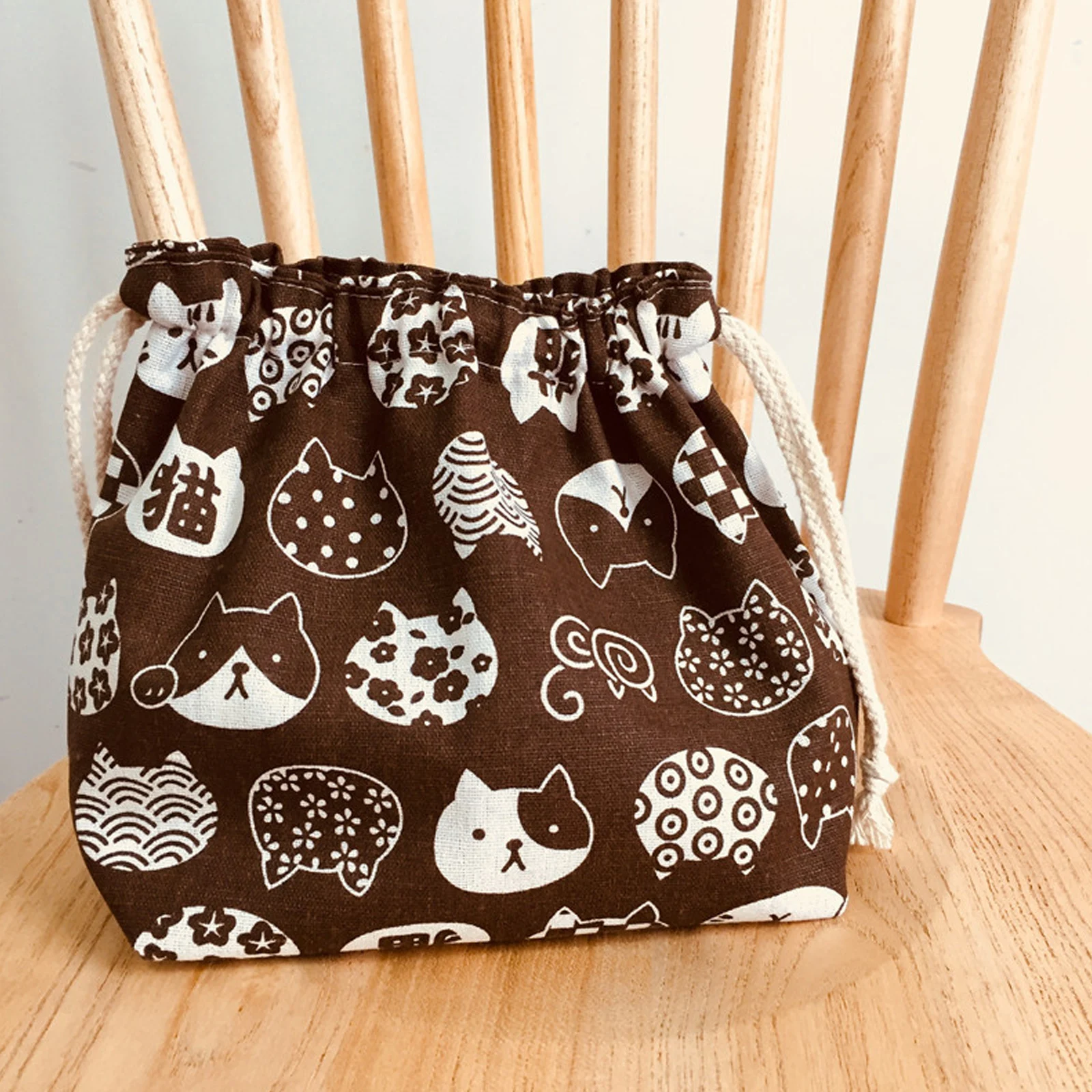 

Lunch Box Storage Tote Bento Insulated Pouch Portable Lightweight Large Capacity Easy Clean Multi Purpose Work Study for Home