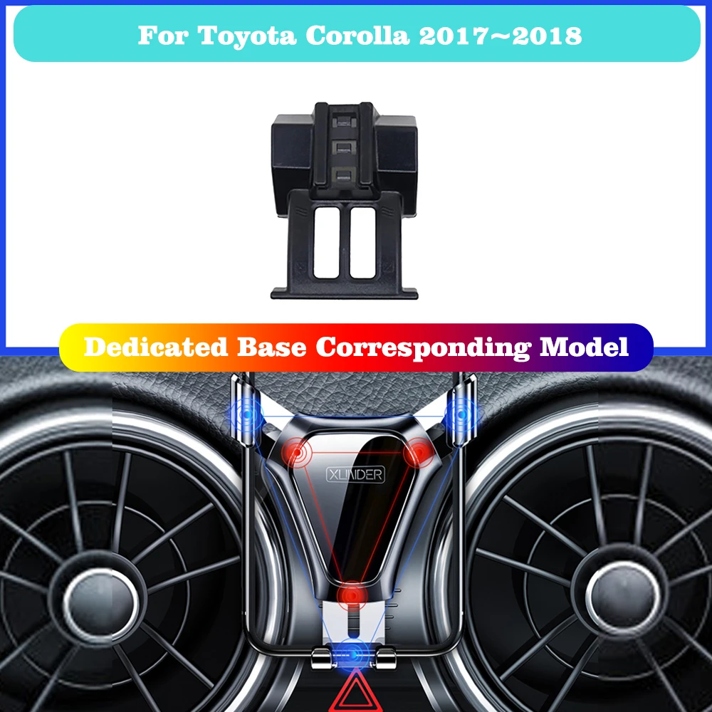 Car Mobile Phone Holder for Toyota Corolla E160 E170 2017 2018 Telephone Bracket Accessories for IPhone Huaweis