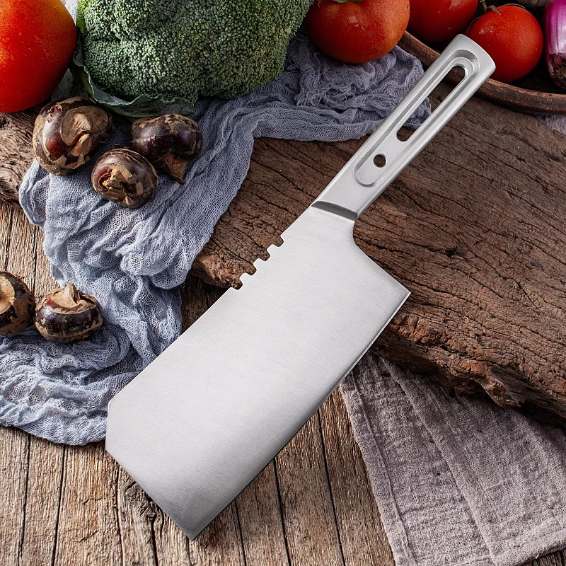 Sharp Kitchen Knives Stainless Steel Handle Chopper Chef Cleaver Machete Hatchet All-in-one Handmade Forged Knife Cooking Tools