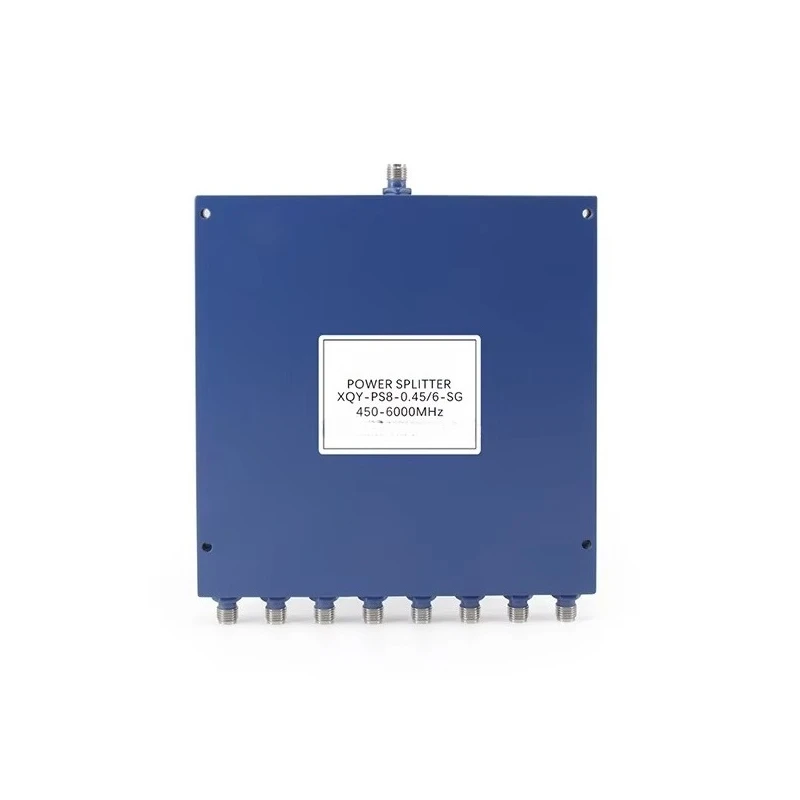 XQY-PS8-0.45/6-SG -female 8 Way RF Power Divider/Splitter/Combiner 450-6000MHz 6G Microwave Guangdong