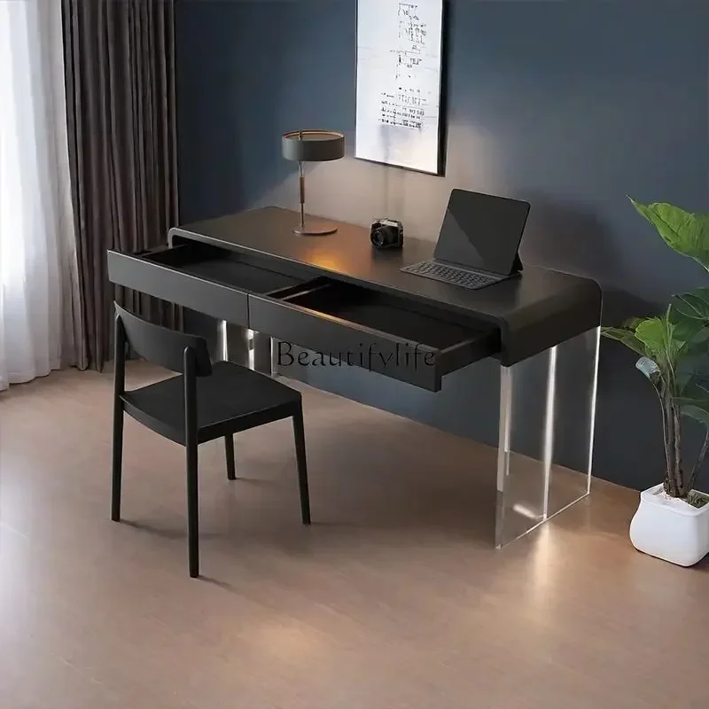 

yj21 Medieval suspended solid wood with drawers desk writing desk