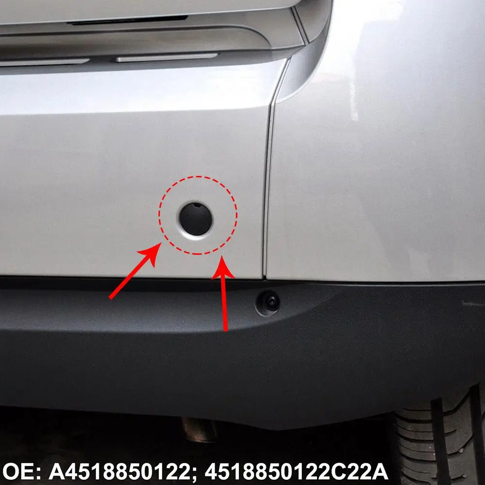 4518850122 Osłona haka holowniczego przedniego i tylnego zderzaka C22A do Smart Fortwo 2008-2014, zaczep, złączka, osłona haka holowniczego, zaślepka, narzędzia