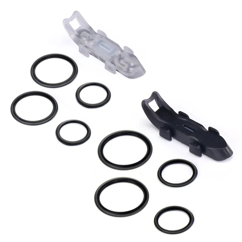 Magnetic Fixed Lure Jig Hooks Holder with Rubber Rings Automatic Fishing Rod Hook Keeper Scratching for Fishing Rod Tool