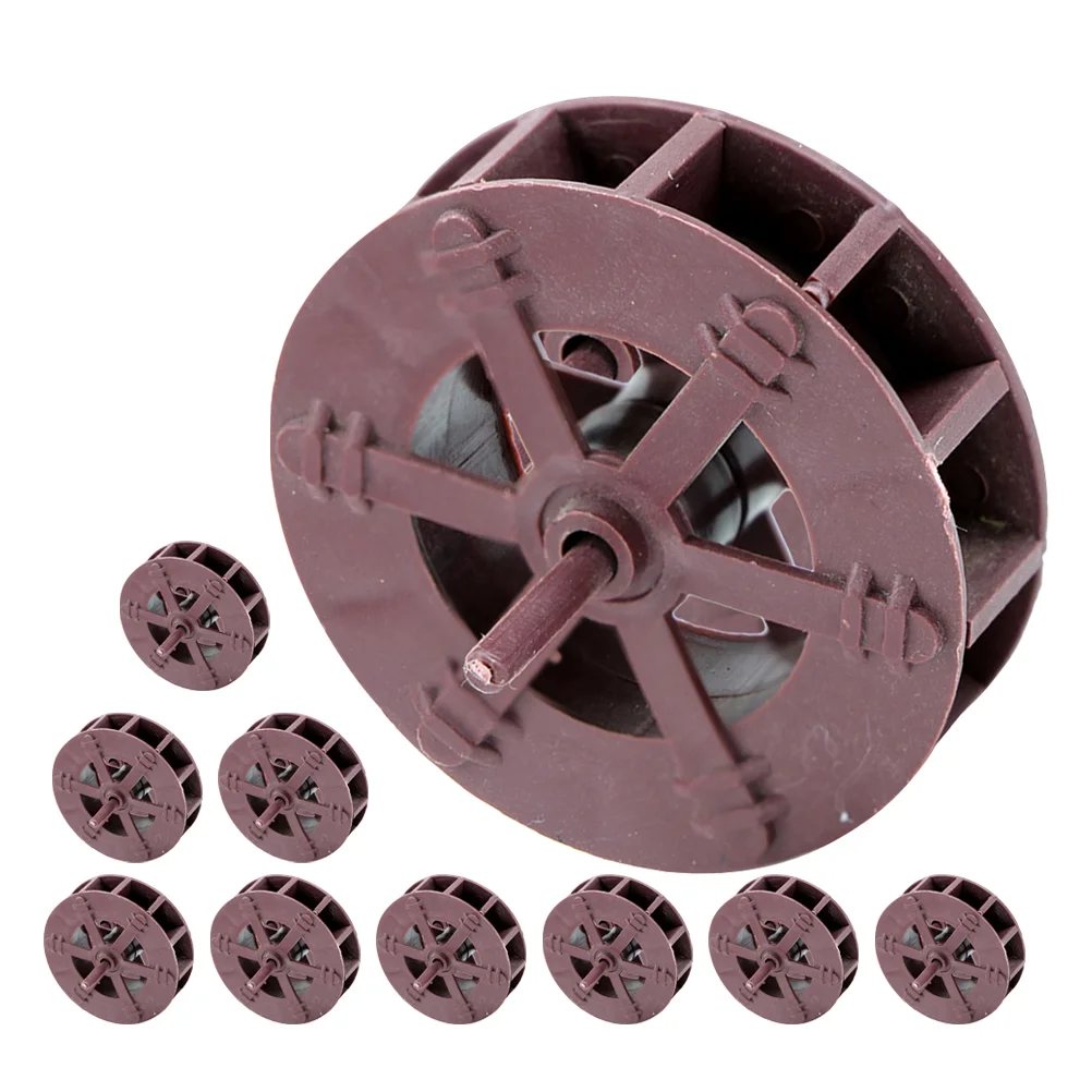 10Pcs RockeryWaterfallDecorPlasticMicroLandscapeWheelFountainTablePartGardenSuppliesWaterFeatureFishTankDiyZenGardenAccessories