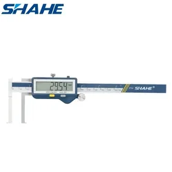 SHAHE New Digital Inside Groove Caliper With Knife Point Built-in Wireless Digital Caliper Micrometer Tools Stainless Steel