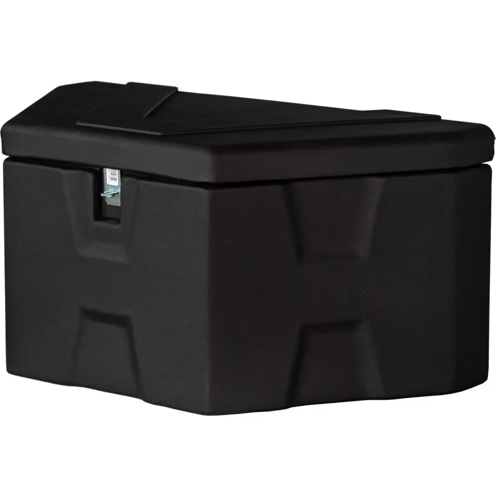 Buyers Products 1701680 Black Poly Trailer Tongue Truck Tool Cargo Storage Box, 19 x 36 x 17.5 Inch, Made In The USA, Trailer