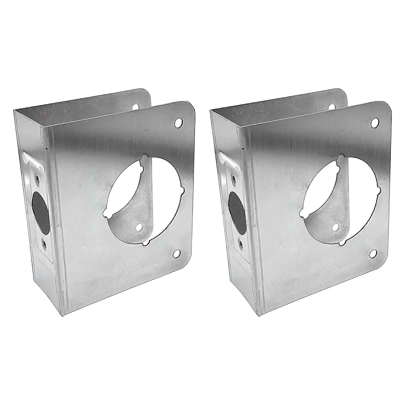 Lock and Door Reinforcement Plate High Performance Rustproof for 1-3/4