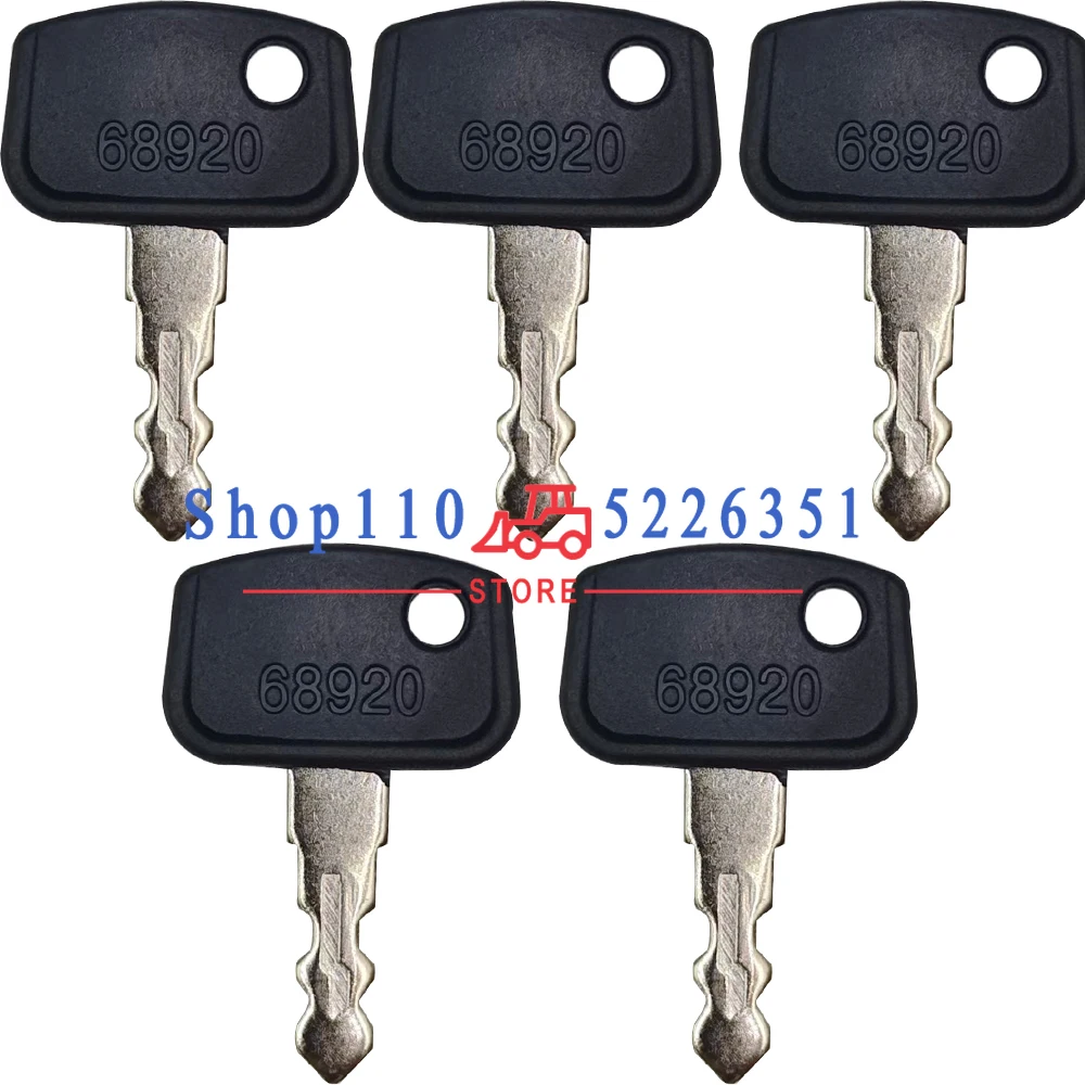 10/5/2/1PCS PL501-68920 68920 Ignition Key for Kubota Series Tractors B26 ZD321 ZD323 RTV 500 900 BX1860 BX1870 BX2370 BX2370-1