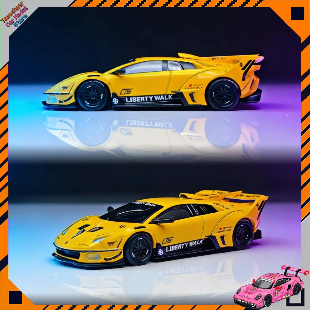 

Новая модель MINIGT в масштабе 1:64 # Модель автомобиля Lamborghini Murcielago Bat EVO GT Works из сплава, коллекционная миниатюра, игрушка, подарок (1135)