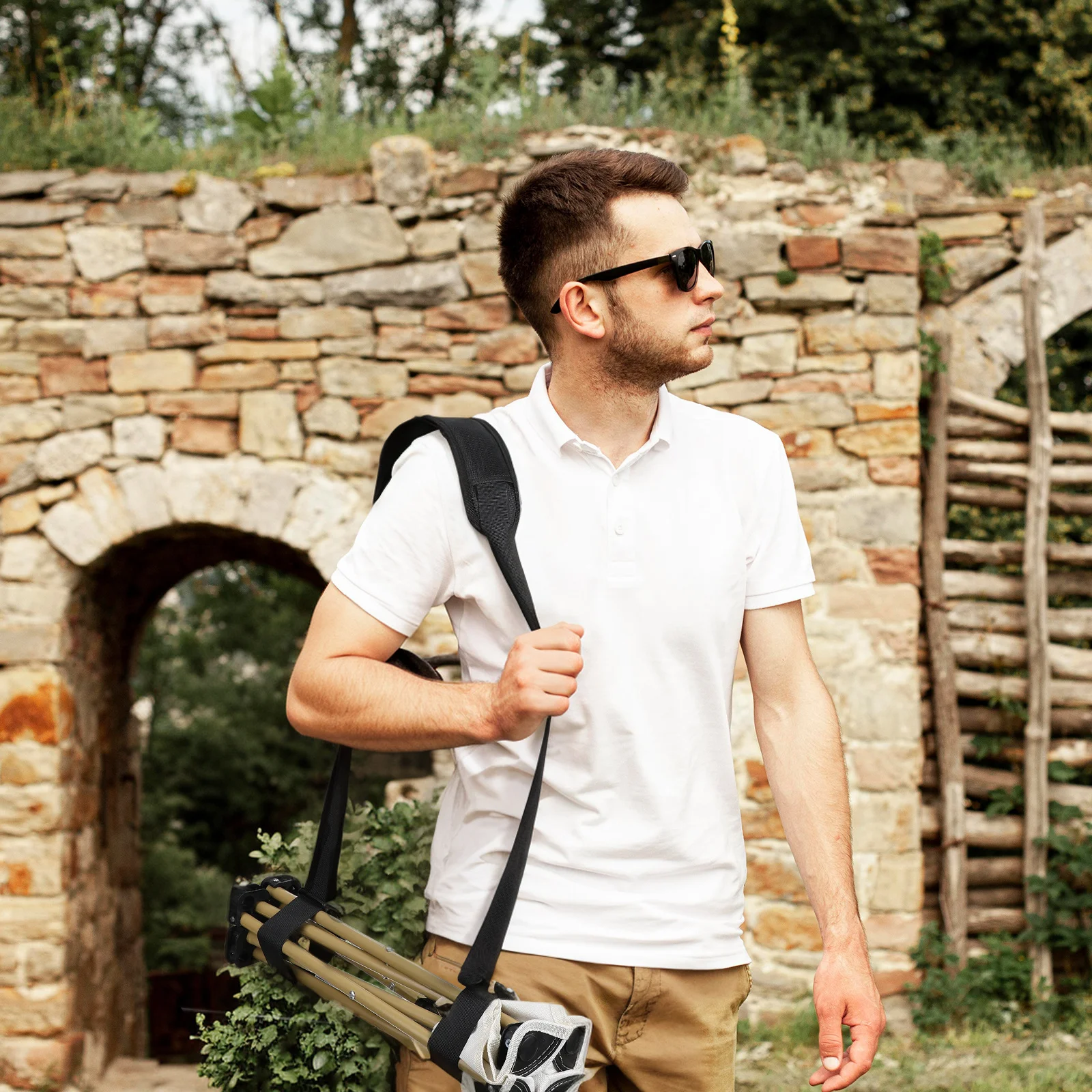 

3Pcs Carry Straps Adjustable Cushioned Shoulder Pads Beach Chair Yoga Mat Carrier Folding Bike Camping Beach Chair Straps