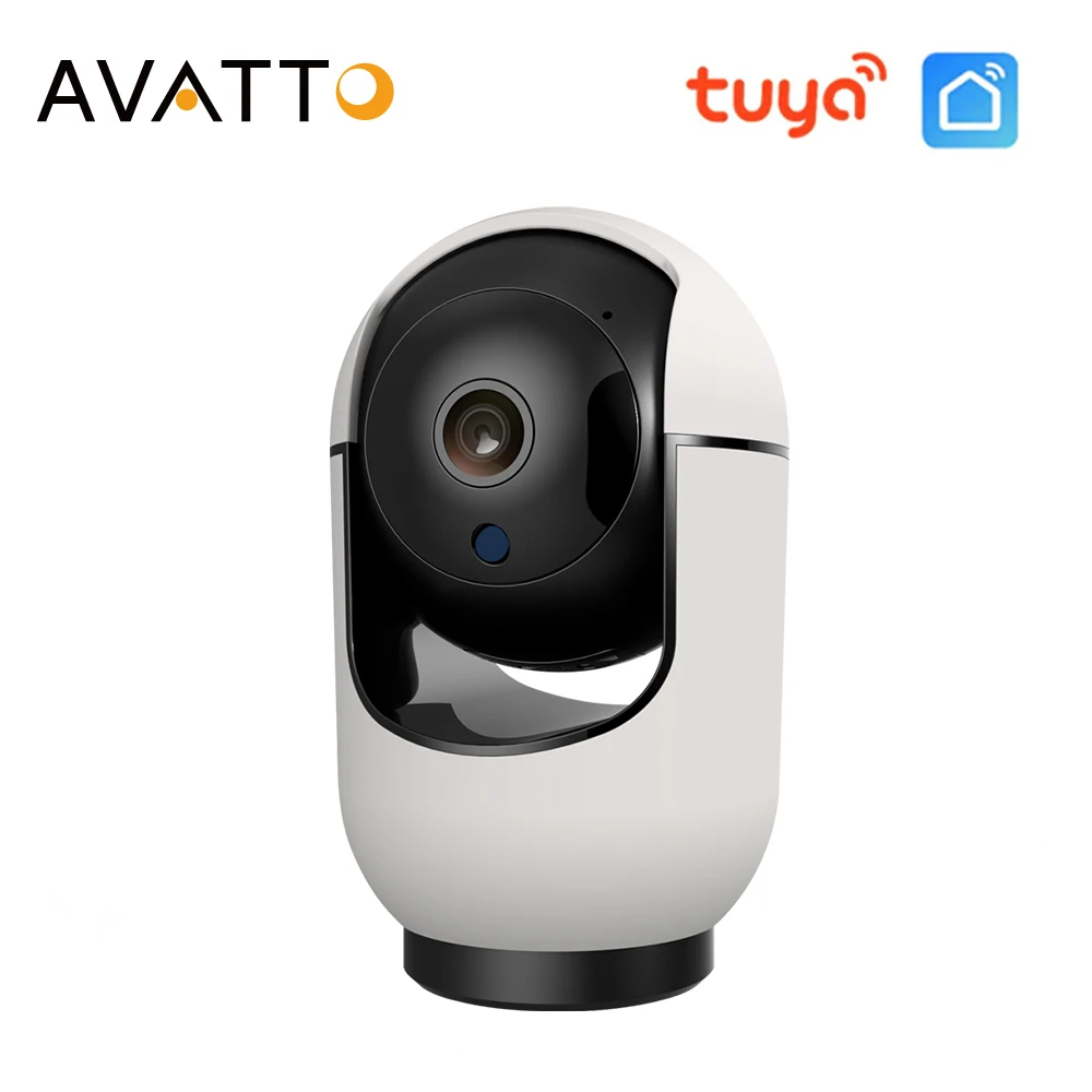 AVATTO Tuya WiFi Smart Mini IP Camera Indoor Wireless Home Security AI Human Detect CCTV Surveillance Camera Auto Tracking