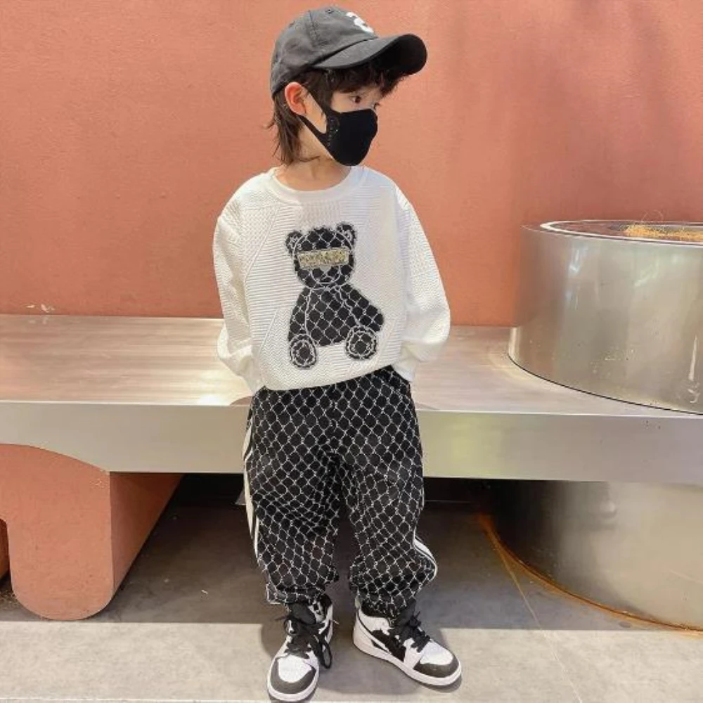 

New Children's Clothing Sets Spring Autumn Leisure Style Kids Clothes Boys Handsome Two-Piece Suit 2-10Years