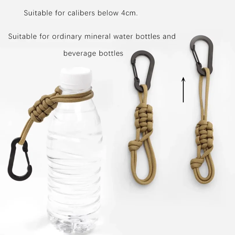 Outdoor Multifunctional Water Bottle Buckle, Kettle Buckle, Umbrella Rope Buckle, Hat Bbuckle, Mineral Water Universal Keychain