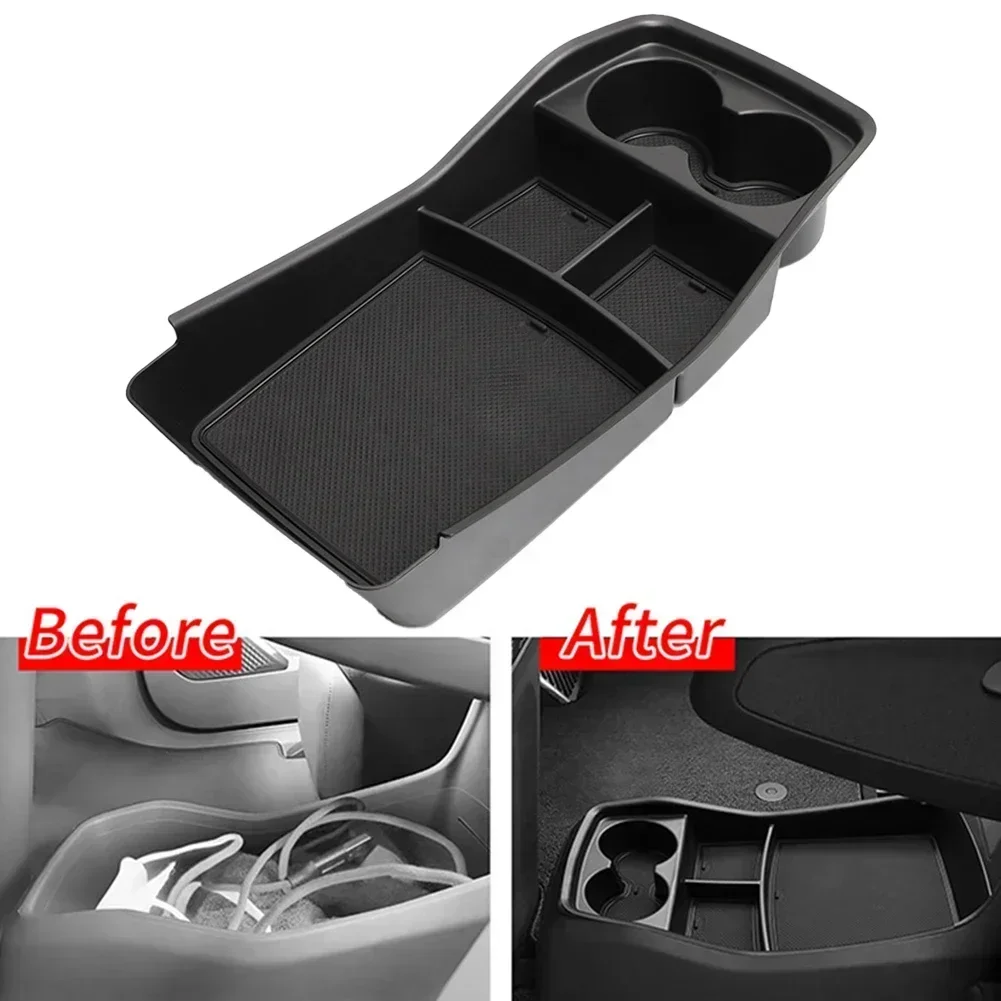 Hot Sale Newest Car Central Control Storage Box Armrest Tray Holder Organizer For KIA Ev9 Direct Replacement Car Accessories