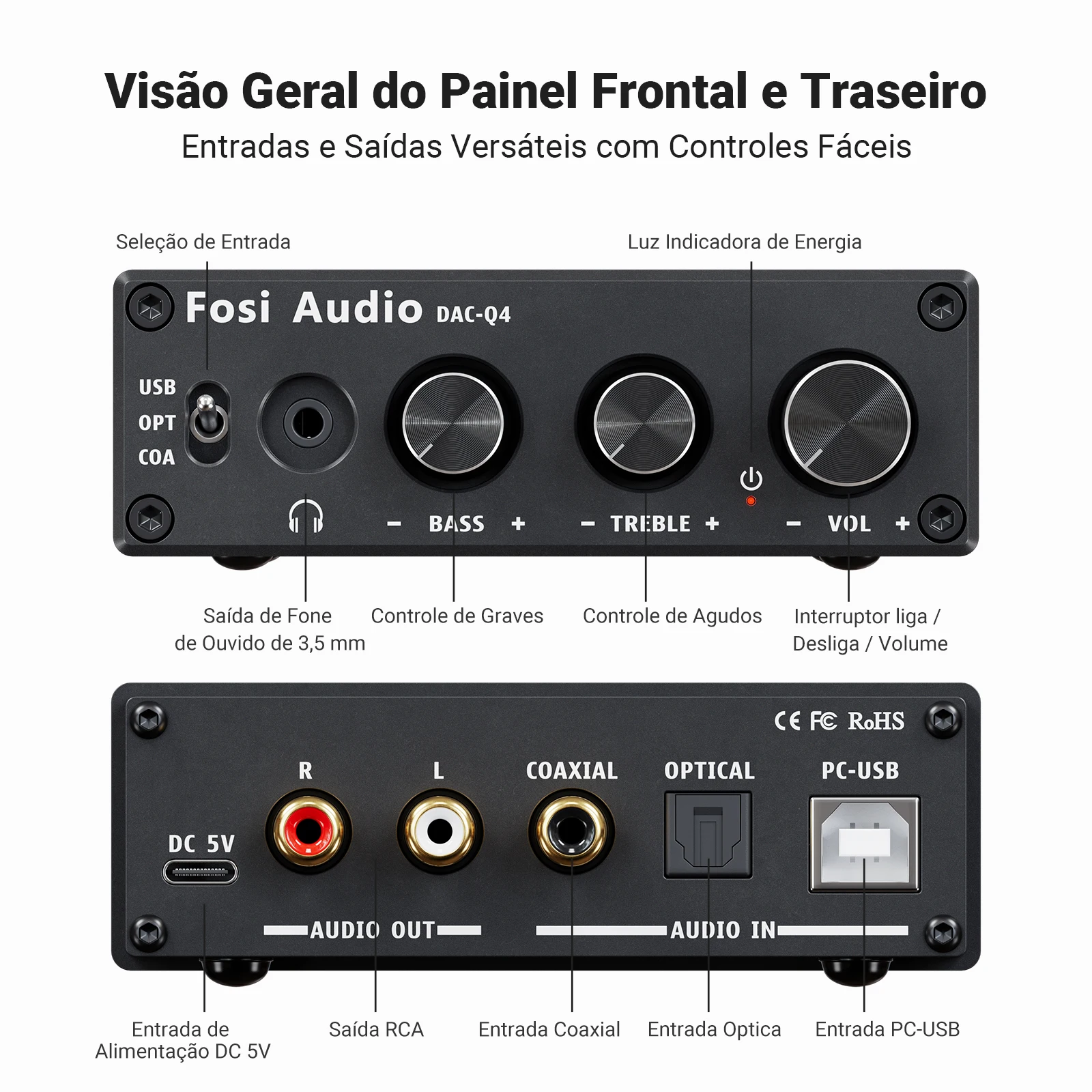 fosi-audio-q4-mini-dac-stereo-usb-per-gaming-e-amplificatore-per-cuffie-convertitore-audio-per-altoparlanti-attivi-da-casa-desktop