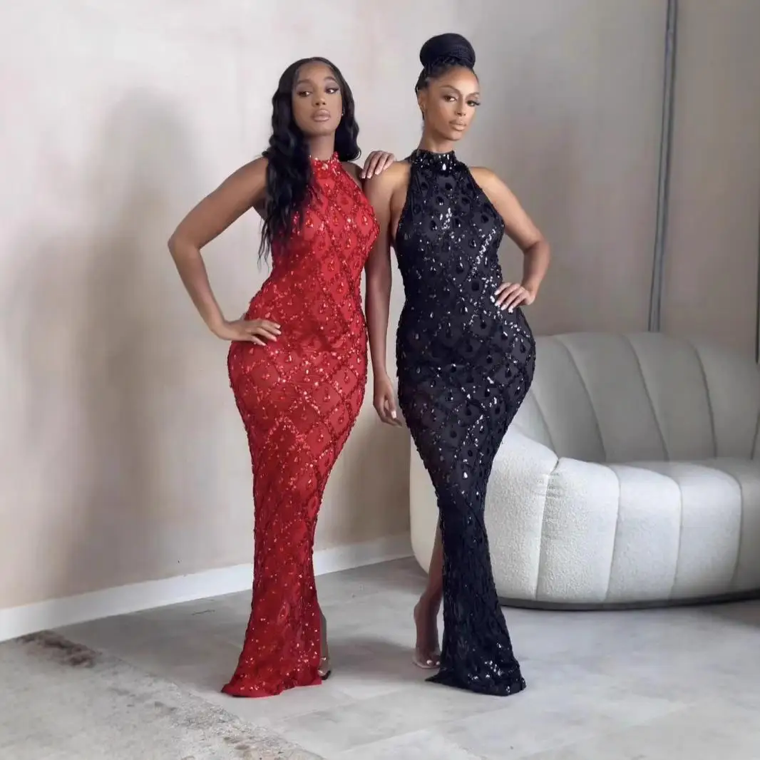 

Evening Gown Long Dr Women's High Waist Bodycon Dr Svel Polyester Fabric Evening Par Dr Busin Home Wear