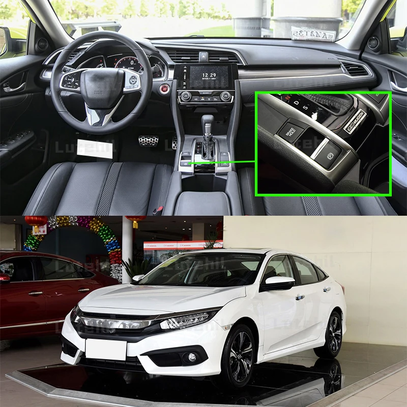 For Honda Civic 2016 2017 2018 2019 2020 2021 2022 Double Layer Car Floor Mats Foot Pads Carpet interior accessories