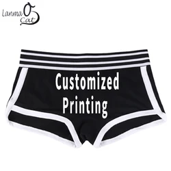 Women Cotton Boxer shorts Panties Women Custom Print Cotton Boxer Shorts Personal Design Underpants Shorts XXL