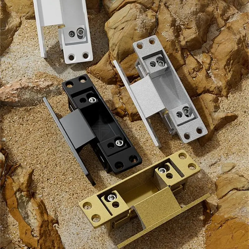 

652F 2pcs Adjustable Concealed Corner Cabinet Hinges Zincs Alloys Door Hinges for Interior Wooden Door
