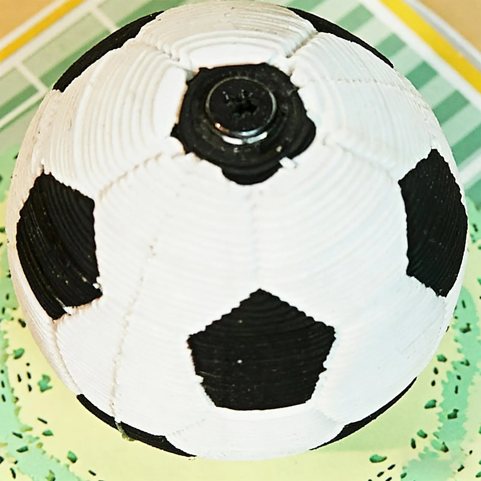 

2026 3D Calendar Soccer Shape Desktop Decor Tear Away Desk Calendar For Fans Sports Enthusiasts Freelancers Teachers Office Home