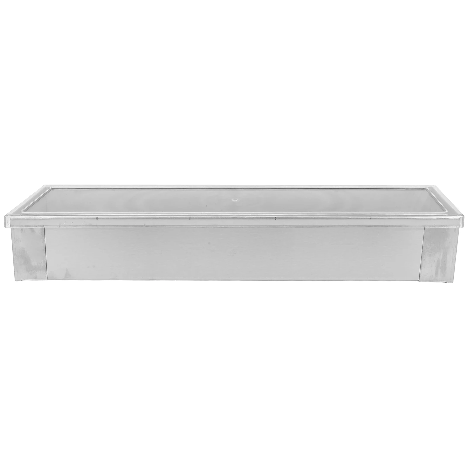 

Stainless Steel Rectangular Baking Mold With Lid Heat Resistant Cake Tiramisu Mousse Dessert Pan For Lasagna Bread Flan