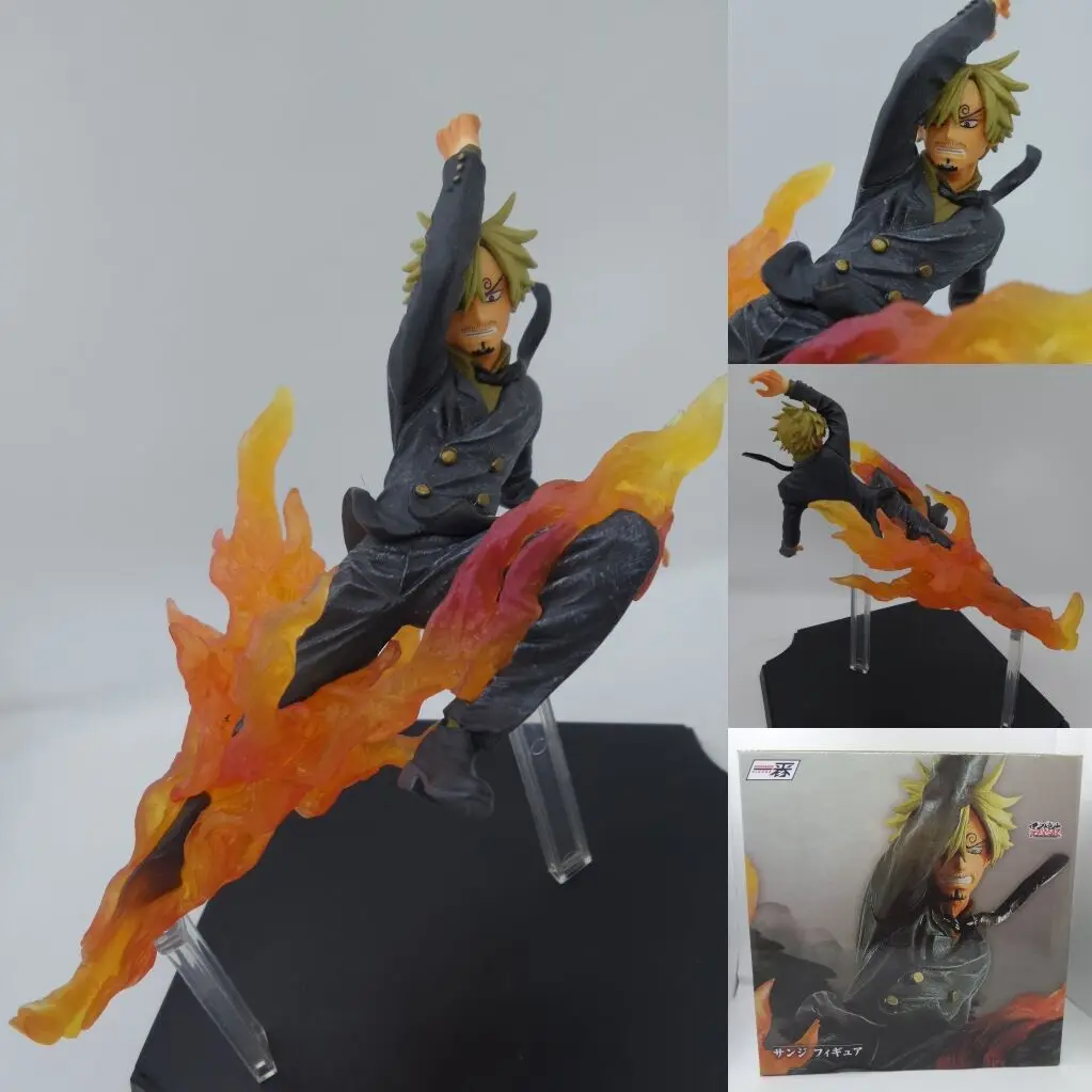 

18cm One Piece Battle Version Soul Technique Sanji Anime Figure Model Statue Collection Desktop Decoration Ornament Toys Gifts