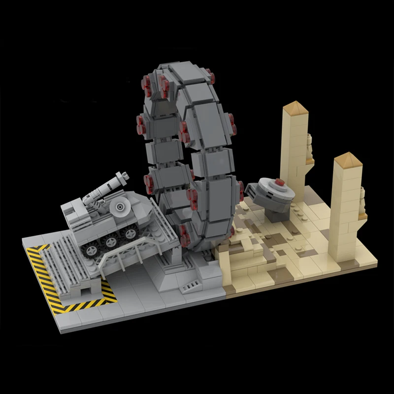 

NEW 571PCS Famous space Movie MOC Modular Stargated Command model DIY creative ideas Child Toy Assembly Puzzle Birthday Gift