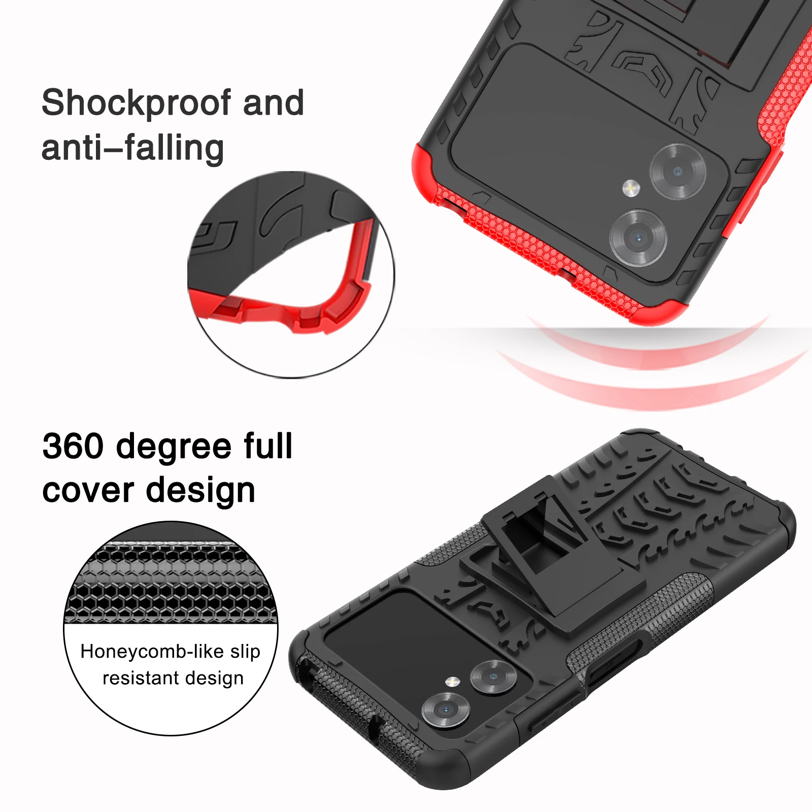 Luxury Phone Case For Xiaomi Redmi Note 9 Pro Max AT Prime X10 Pro 5G K30 Pro Zoom POCO X3 NFC TPU+PC Strong Hybrid Stand Cover image 2
