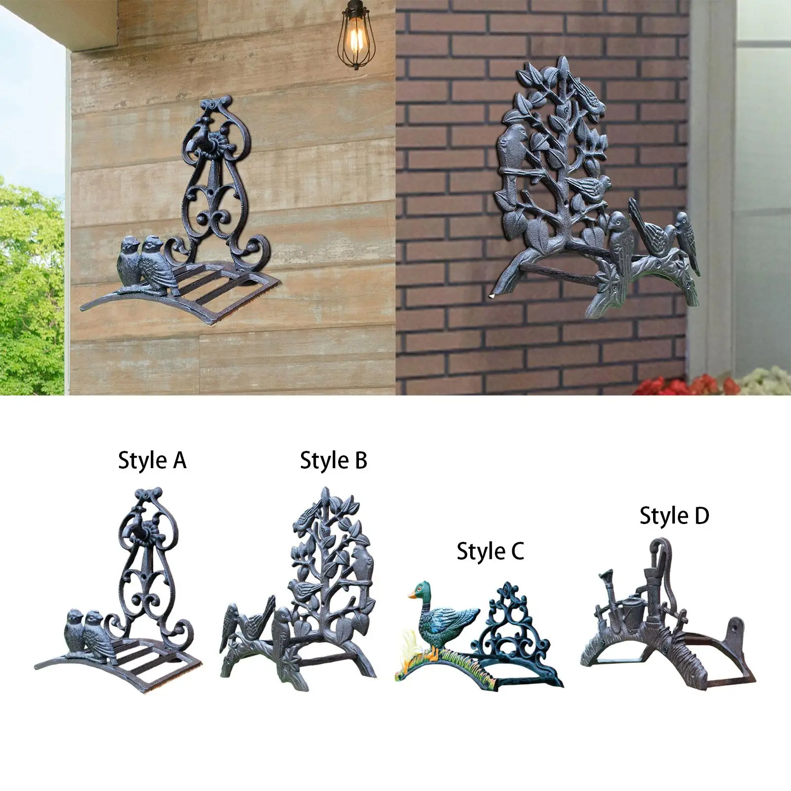 

Garden Hose Holder Hose Stand Cast Iron Heavy Duty Water Hose Hanger for Outdoor