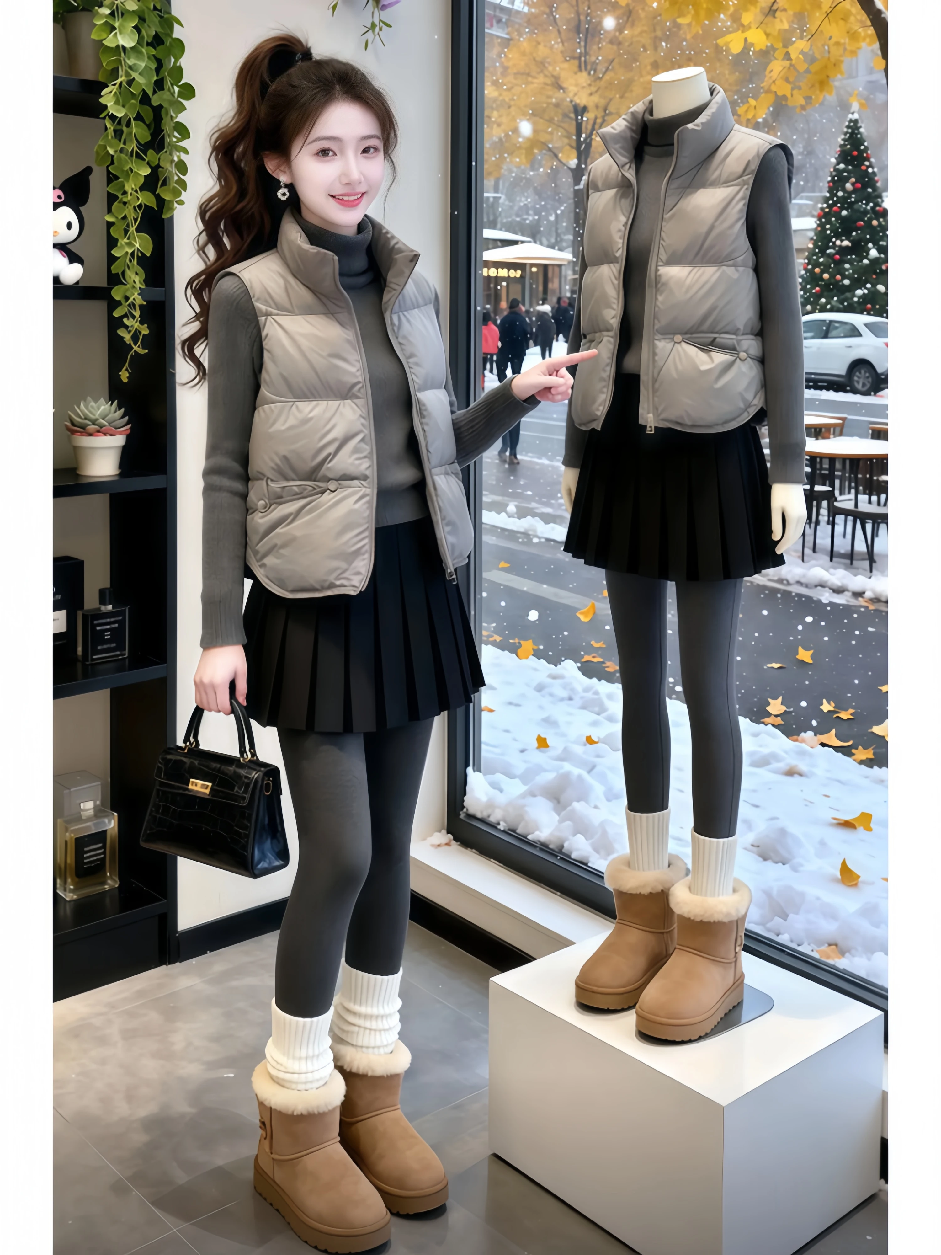Thickened Outerwear Vest 2026 New Style Women's Warmth Fashionable Jacket Ladies Commute Style Polyester Fabric Zipper Closure