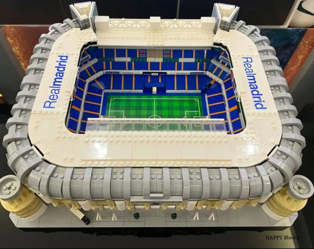 

В наличии 10299 знаменитый стадион Сантьяго Бернбеу 5878 шт. Real Madrid Moc Bricks модульная модель Landmark Building Block детская игрушка
