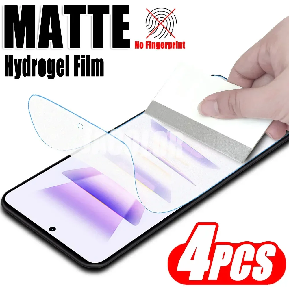 

4pcs Matte Hydrogel Film For Xiaomi Redmi K60 K60E K50 Pro Ultra Gaming Extreme K50i K50G Water Gel Screen Protector Protection