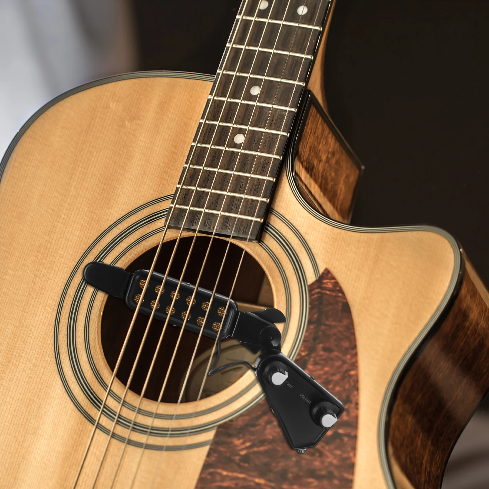 

Guitar Pickup Wooden Guitar Pickup Sound Pick-up Practical Pickup Folk Guitar Pickup Guitar Accessories