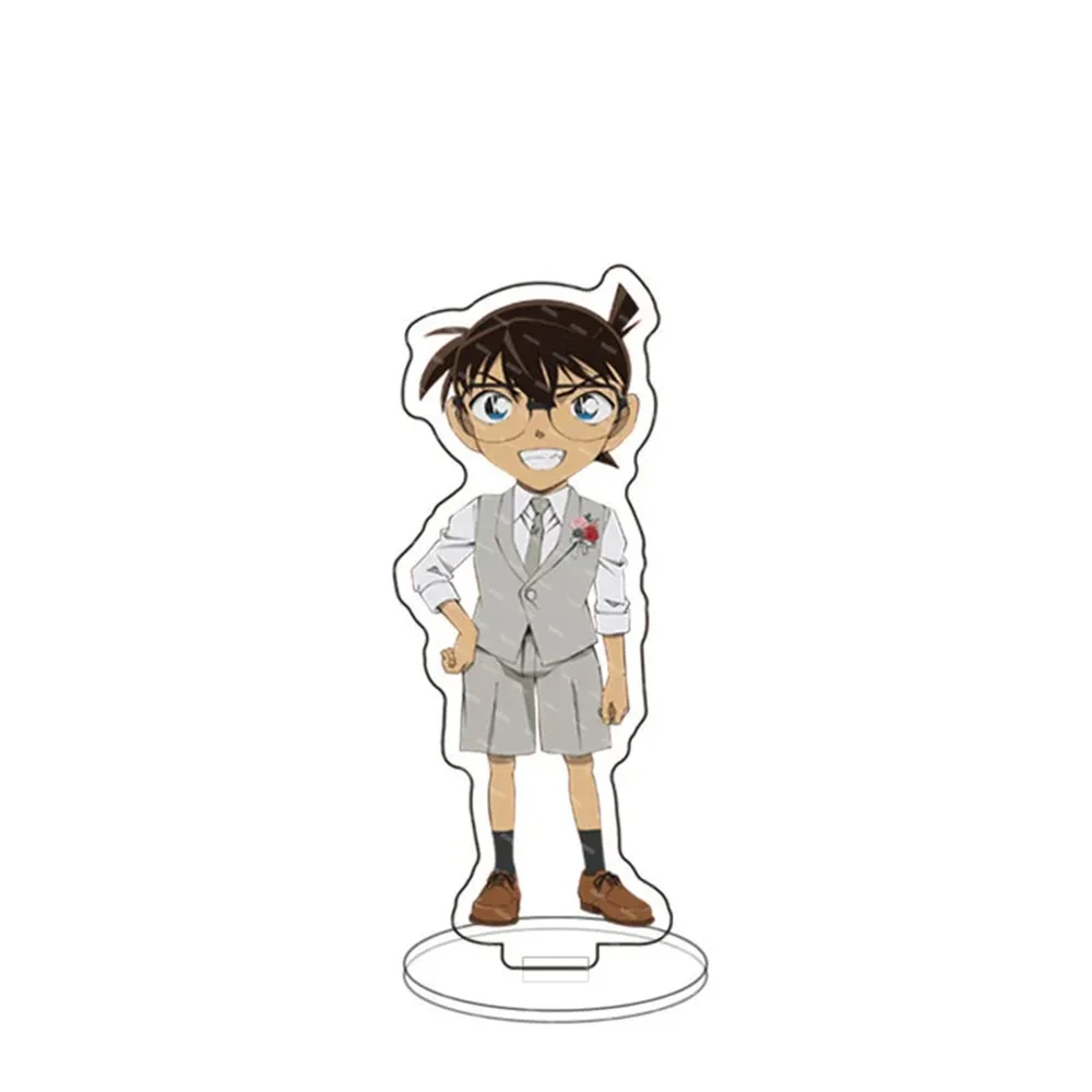 Detective Conan Anime Figure Acrylic Stand Cartoon Action Decoration Cosplay Model Plate Small Desktop Toy Bride Wedding Gift