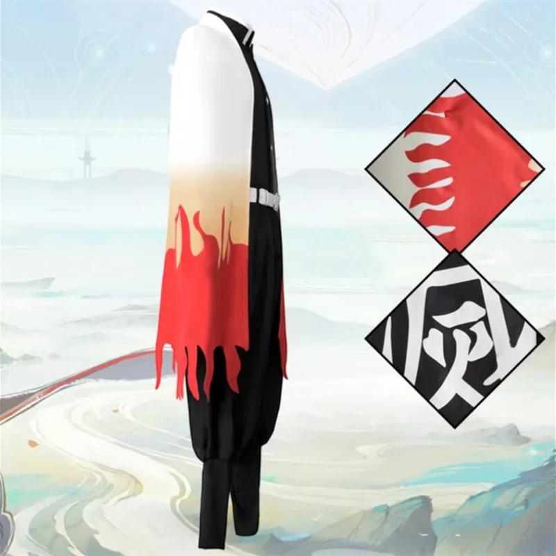 الكبار الاطفال شيطان القاتل Rengoku Kyoujuro Kimetsu no Yaiba أنيمي الرجال كيمونو تأثيري حلي