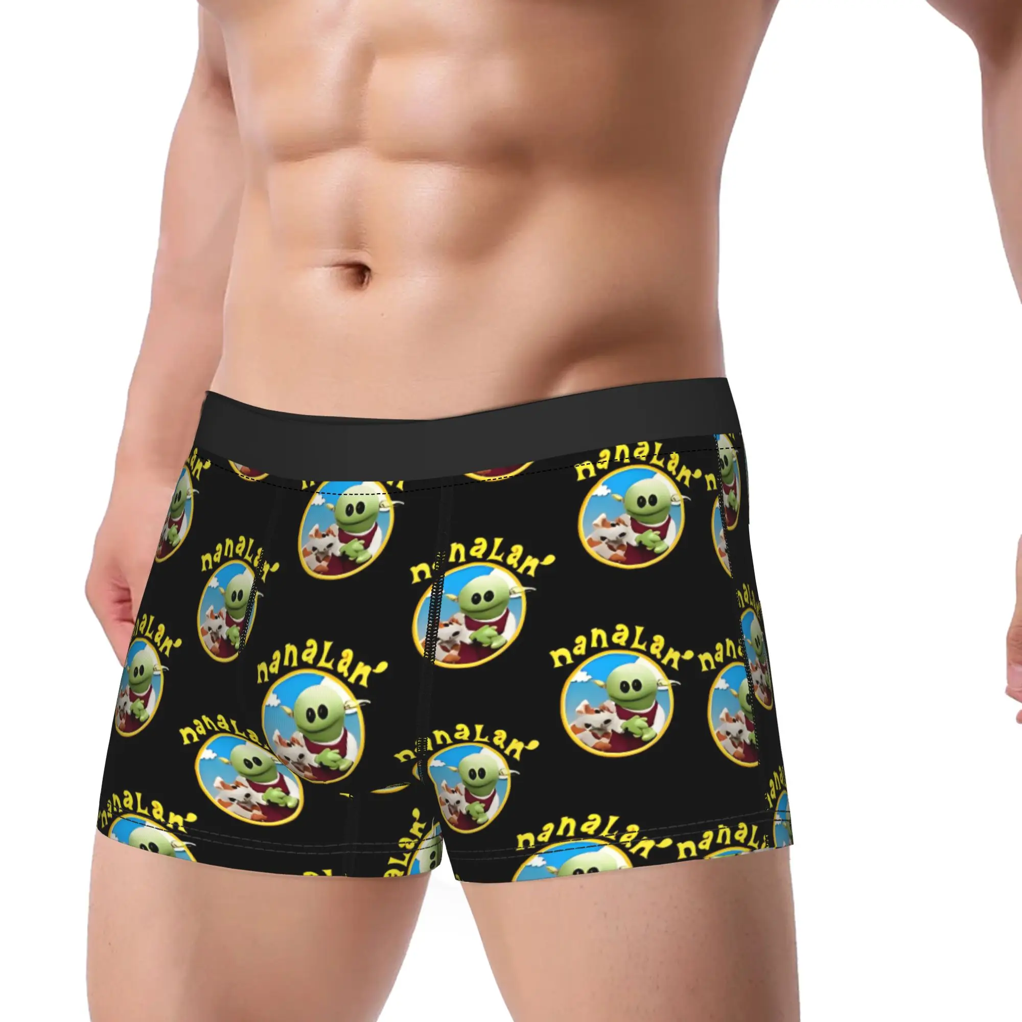 

Nanalan Russell Underwear Breathable Panties Customs Shorts Briefs For Men 3D Pouch Oversize Boxershorts