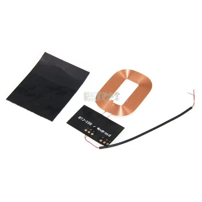 

Wireless charger receiver module PCBA board coil universal universal qi Android modification built-in patch solution