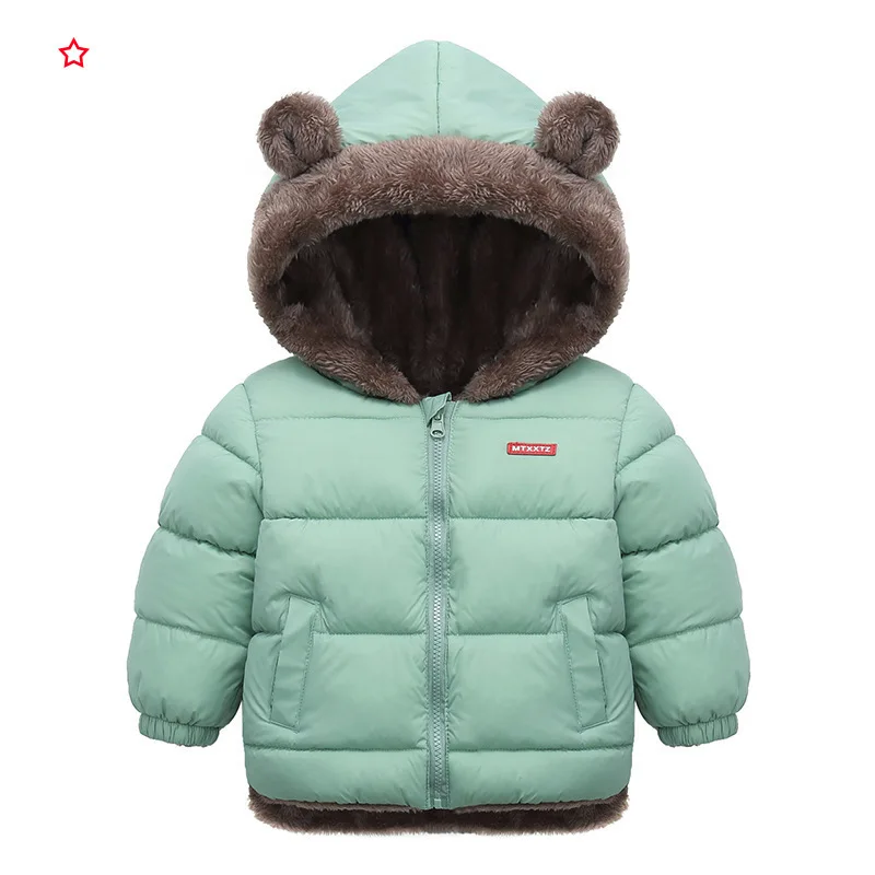 Children Wool Cotton Coat Boys Down Cotton Coat Girlscotton Jacket Baby Thick Children Coat Kids Jacket for Boy Winter Jackets