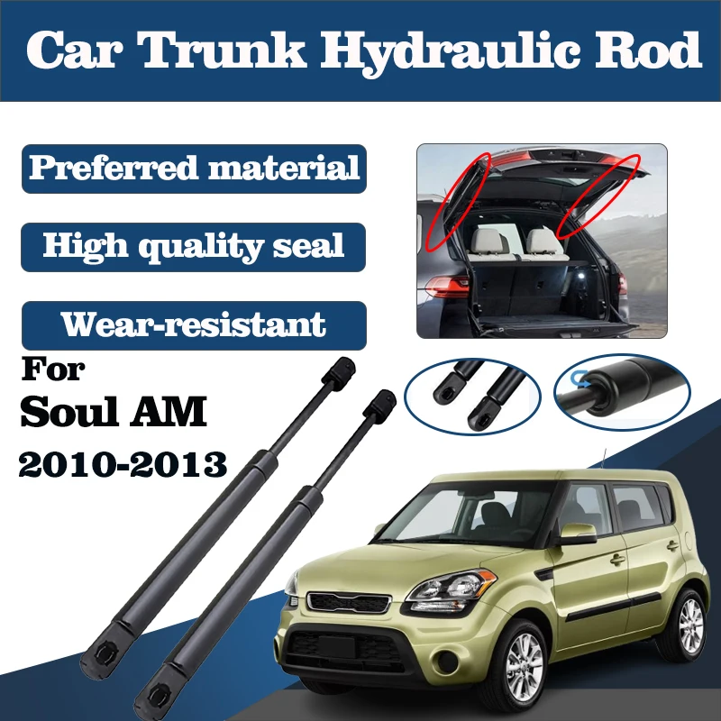 

Tailgate Trunk Pneumatic Rods For Kia Soul 2012 Accessories AM 2010-2013 Car Hydraulic Lever Strut Rods Support Pole Shock Tools